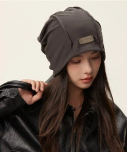 Boho Brown Knitting Cotton Cozy Boonie Hat LY533 -Ada Fashion Boho Brown knitting Cotton Cozy Boonie Hat4