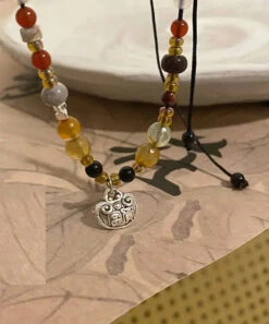 Boho Copper Pearl Agate Pendant Necklace ML0292 -Ada Fashion Boho Copper Pearl Agate Pendant Necklace Ada Fashion 161807261