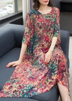Boho Floral O Neck Print Side Open Patchwork Chiffon Dress Summer LY7503 -Ada Fashion Boho Floral O Neck Print Side Open Patchwork Chiffon Dress Summer3 02d46e43 3bb7 4b95 a6e3 dfe593171b09