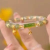 Boho Green Jade Bamboo Charm Bracelet ML0596 -Ada Fashion Boho Green Jade Bamboo Charm Bracelet Ada Fashion 162757357