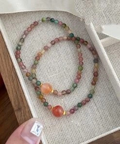 Boho Rainbow Hand Woven Beading Chain Bracelet GH1073 -Ada Fashion Boho Rainbow Hand Woven Beading Chain Bracelet3