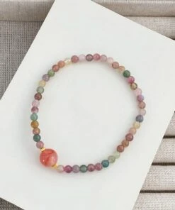 Boho Rainbow Hand Woven Beading Chain Bracelet GH1073 -Ada Fashion Boho Rainbow Hand Woven Beading Chain Bracelet4