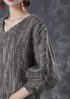 Boho V Neck Lantern Sleeve Cotton Blouse -Ada Fashion Boho V Neck Oversized Cotton Blouse Tops Lantern Sleeve Ada Fashion 176554576