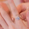 Boutique Gold Alloy Little Rabbit Rings GH1044 -Ada Fashion Boutique Gold Alloy Little Rabbit Rings1