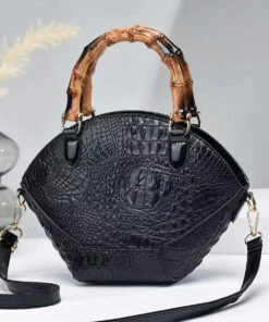 Boutique Green Embossed Splicing Faux Leather Tote Handbag ML2179 -Ada Fashion Boutique Green Embossed Splicing Faux Leather Tote Handbag3