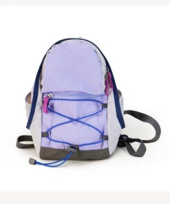 Boutique Purple Zippered Patchwork Outdoors Backpack Bag ML2228 -Ada Fashion Boutique Purple Zippered Patchwork Outdoors Backpack Bag5
