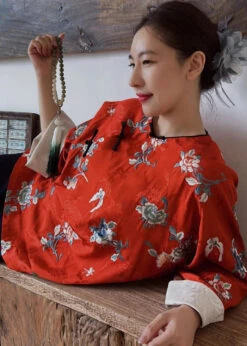 Boutique Red Print Top And Blue Maxi Skirts Two Pieces Set Fall ML3127 -Ada Fashion Boutique Red Print Top And Blue Maxi Skirts Two Pieces Set Fall Ada Fashion 169740461