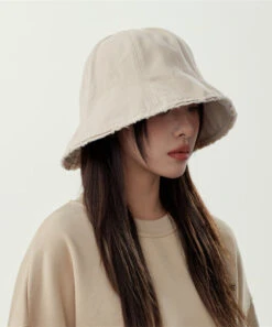 Brief White Patchwork Solid Cloche Hat LY532 -Ada Fashion Brief White Patchwork Solid Cloche Hat4
