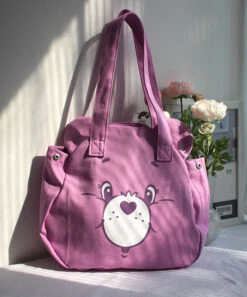 Casual Blue Cartoon Print Large Capacity Satchel Bag Handbag SX1027 -Ada Fashion Casual Blue Cartoon Print Large Capacity Satchel Bag Handbag3