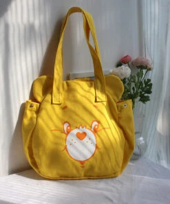 Casual Blue Cartoon Print Large Capacity Satchel Bag Handbag SX1027 -Ada Fashion Casual Blue Cartoon Print Large Capacity Satchel Bag Handbag4