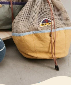 Casual Khaki Drawstring Breathable Mesh CrossBody Backpack Bag ML2230 -Ada Fashion Casual Khaki Drawstring Breathable Mesh CrossBody Backpack Bag5