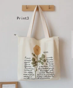 Casual Print Large Capacity Canvas Satchel Handbag SX1024 -Ada Fashion Casual Print Large Capacity Canvas Satchel Handbag3