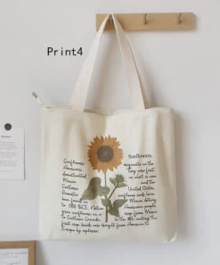 Casual Print Large Capacity Canvas Satchel Handbag SX1024 -Ada Fashion Casual Print Large Capacity Canvas Satchel Handbag4