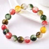 Casual Rainbow Crystal Beaded Bracelet ML1383