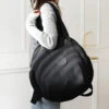 Casual Versatile Black Nylon Durable Tote Handbag ZX1059 -Ada Fashion Casual Versatile Black Nylon Durable Tote Handbag1