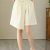 Chic Apricot High Waist Cozy Shorts Summer LY4933