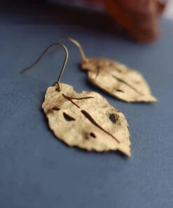 Chic Gold Copper Overgild Maple Leaf Drop Earrings ML1276 -Ada Fashion Chic Gold Copper Overgild Maple Leaf Drop Earrings Ada Fashion 165114171