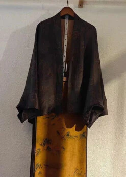 Chinese Style Black Tops And Skirts Patchwork Silk Two Pieces Set Fall LY9735 -Ada Fashion Chinese Style Black Tops And Skirts Patchwork Silk Two Pieces Set Fall3