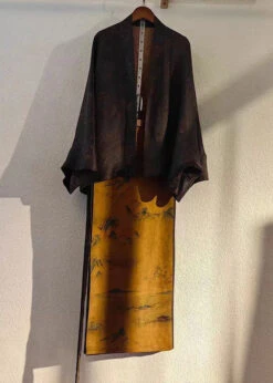 Chinese Style Black Tops And Skirts Patchwork Silk Two Pieces Set Fall LY9735 -Ada Fashion Chinese Style Black Tops And Skirts Patchwork Silk Two Pieces Set Fall5