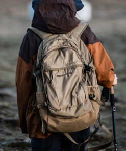 Classic Brown Large Capacity Solid Durable Backpack Bag ML2229