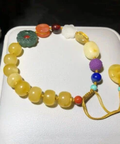 Classy Rainbow Hand Knitting Beeawax Charm Bracelet ML0681 -Ada Fashion Classy Rainbow Hand Knitting Beeawax Charm Bracelet Ada Fashion 162801147