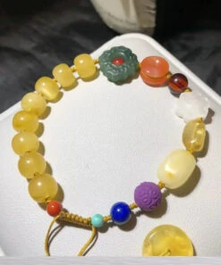 Classy Rainbow Hand Knitting Beeawax Charm Bracelet ML0681 -Ada Fashion Classy Rainbow Hand Knitting Beeawax Charm Bracelet Ada Fashion 162801244