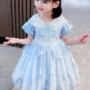 Cute Blue Ruffled Patchwork Tulle Girls Vacation Long Dresses Summer ML0173 2 Cute Blue Ruffled Patchwork Tulle Girls Vacation Long Dresses Summer ML0173 -Ada Fashion Cute Blue Ruffled Patchwork Tulle Girls Vacation Long Dresses Summer1 f5f7eef7 43ce 4686 90ca 1e310e24e94e