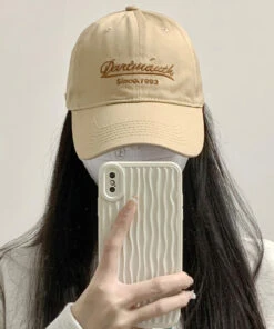 Cute Khaki Graphic Embroideried Cotton Baseball Cap Hat LY501 -Ada Fashion Cute Khaki Graphic Embroideried Cotton Baseball Cap Hat4 ab54f46a 46cf 4d2d 93ff c98ad37c06a6