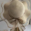 DIY Beige Bow Straw Woven Beach Holiday Floppy Sun Hat LC0550 2 DIY Beige Bow Straw Woven Beach Holiday Floppy Sun Hat LC0550 -Ada Fashion DIY Beige Bow Straw Woven Beach Holiday Floppy Sun Hat1