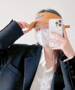 DIY Beige Graphic Patchwork Baseball CapHat LY513 -Ada Fashion DIY Beige Graphic Patchwork Baseball Cap Hat5