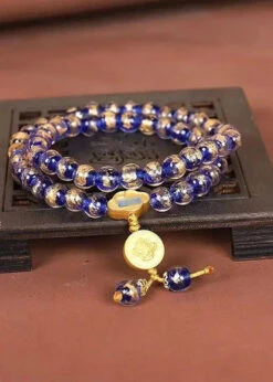 DIY Gold Coloured Glaze Buddha Beads Charm Bracelet ML0265 -Ada Fashion DIY Gold Coloured Glaze Buddha Beads Charm Bracelet Ada Fashion 161821858