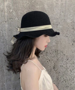 Elegant Black Ruffled Bow Straw Woven Floppy Sun Hat LY505 -Ada Fashion Elegant Black Ruffled Bow Straw Woven Floppy Sun Hat4 2e228b76 ab19 485d bc8e b2ed01c2a939