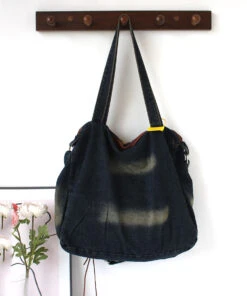 Fashion Tassel Large Capacity Denim Satchel Bag Handbag SX1015 -Ada Fashion Fashion Tassel Large Capacity Denim Satchel Bag Handbag3