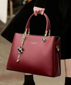 Fashionable And Versatile Apricot Leather Large Capacity Handbag ZX1015 -Ada Fashion Fashionable And Versatile Apricot Leather Large Capacity Handbag2