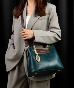 Fine Red Versatile Durable Leather Tote Handbag ZX1017 -Ada Fashion Fine Red Versatile Durable Leather Tote Handbag3