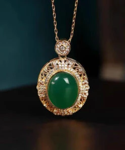 Fine White Ruyi Longevity Lock Necklace Advanced Sense Collar Chain Necklaces KX1062 -Ada Fashion Fine White Ruyi Longevity Lock Necklace Advanced Sense Collar Chain Necklaces4