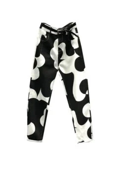 French Asymmetrical Print Pockets Patchwork Denim Pants Fall ML0784 -Ada Fashion French Asymmetrical Print Pockets Patchwork Denim Pants Fall Ada Fashion 163914481