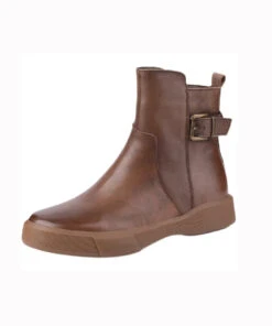 French Brown Cowhide Leather Splicing Boots ML1716 -Ada Fashion French Brown Cowhide Leather Splicing Boots5 576a04fa 1460 40a7 85a4 c683e05d0013