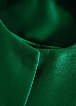 French Green Embroideried Bird Patchwork Silk Coat Spring LY0981 -Ada Fashion French Green Embroideried Bird Patchwork Silk Coat Spring3