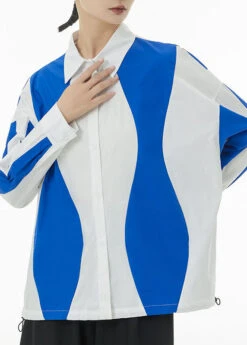 French White Oversized Original Design Cotton Blouses Spring TS1073 -Ada Fashion French White Oversized Original Design Cotton Blouses Spring3