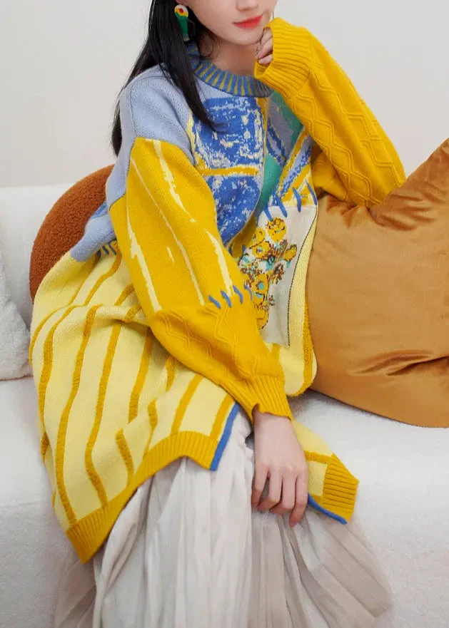 Side Open Knit Sweaters Dress Winter 6 Side Open Knit Sweaters Dress Winter - Image 4