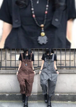 Grey Slash Neck Cozy Solid Jumpsuits TY1056 -Ada Fashion Grey Slash Neck Cozy Solid Jumpsuits5