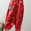 Handmade Red Print Cozy Waist Wide Pants LY7546 -Ada Fashion Handmade Red Print Cozy Waist Wide Pants1 a79525d2 973f 47ed ad05 f823c90ed8f7