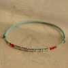 Handwoven Bamboo Joint Silver Good Luck Bracelet ML1340 -Ada Fashion Handwoven Bamboo Joint Silver Good Luck Bracelet Ada Fashion 165334128