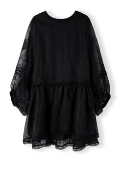 Italian Black O Neck Wrinkled Patchwork Lace Blouses Spring LY3848 -Ada Fashion Italian Black O Neck Wrinkled Patchwork Lace Blouses Spring5