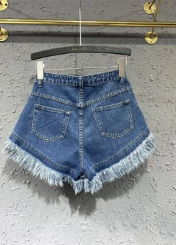 Modern Denim Blue Pockets Patchwork Shorts Summer ML0802 -Ada Fashion Modern Denim Blue Pockets Patchwork Shorts Summer Ada Fashion 163905338