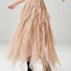 Modern Khaki Ruffled Tulle Skirts Summer ML1221 -Ada Fashion Modern Khaki Ruffled Tulle Skirts Summer Ada Fashion 165092561