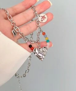 Modern Silk Stainless Steel Love Beading Star Tasse Pendant Necklace GH1037 10 Modern Silk Stainless Steel Love Beading Star Tasse Pendant Necklace GH1037 -Ada Fashion Modern Silk Stainless Steel Love Beading Star Tasse Pendant Necklace4