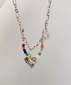 Modern Silk Stainless Steel Love Beading Star Tasse Pendant Necklace GH1037 11 Modern Silk Stainless Steel Love Beading Star Tasse Pendant Necklace GH1037 -Ada Fashion Modern Silk Stainless Steel Love Beading Star Tasse Pendant Necklace5