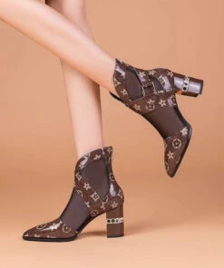 New Fashion Hollow Mesh Short Boots Spring And Summer CZ1027 -Ada Fashion New Fashion Hollow Mesh Short Boots Spring And Summer3